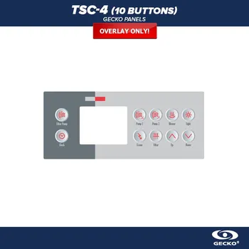Gecko Alliance Gecko Ovládací panel TSC-4 (10 Buttons) - Polep/ nálepka - 9916-100761
