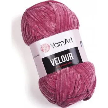 Galanterie YarnArt Velour příze velur: Velour 868 fuchsiová +doprava zdarma při nákupu nad 1990 Kč+dárek zdarma