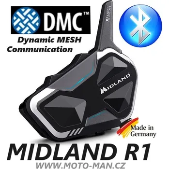 Handsfree sada do auta interkom MIDLAND R1 MESH mono