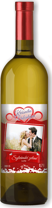 Bílé víno s vlastní fotografií - sezónní motivy