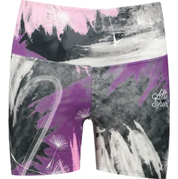 Dámské kalhoty Dámské krátké legíny premium ALTISPORT VOJ/ALW016LEG03 FIALOVÁ XXL