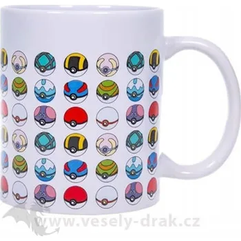 Pokémon hrnek - Pokéballs