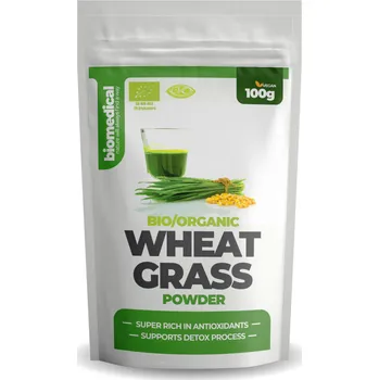 Přírodní produkt Organic Wheat Grass - Bio mladá zelená pšenice 100g