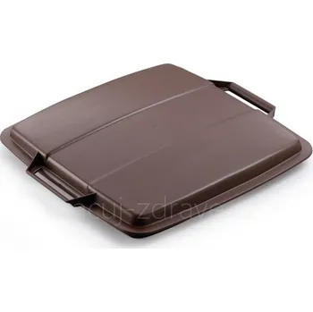 Odpadkový koš Víko k nádobě na odpad Durabin LID 90 hnědé