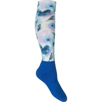 HKM Podkolenky jezdecké Essentials HKM, royal blue/light blue 35-38