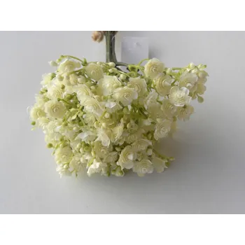 umělá květina svazek drobounkých smetanový