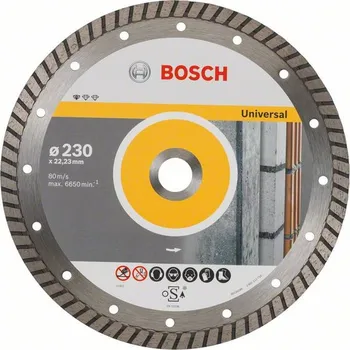 Řezný kotouč BOSCH Diamantový dělicí kotouč Standard for Universal Turbo, 230 mm 2608602397 free_store_pickup