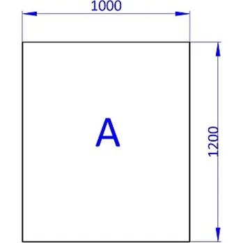 Krbová kamna Sklo pod kamna obdélník 100x120 tl. 8 mm