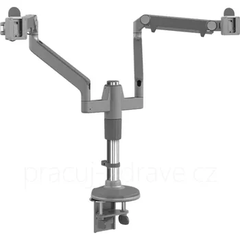 Držák monitoru Držák na dva monitory Humanscale M/Flex - stříbrný upevnění na svěrku C