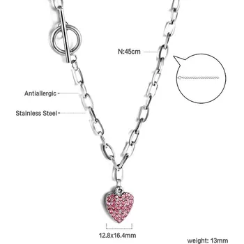 Náhrdelník Ocelový náhrdelník s přívěskem - A70NS