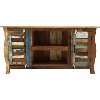 Komoda AV interiery TV komoda RETRO TV2 140x45x70 z tvrdých recyklovaných dřevin