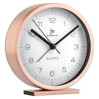 Hodiny Lowell JA7080R designové stolní hodiny, růžová