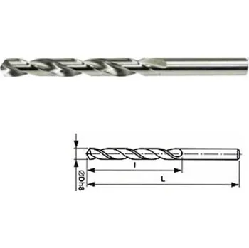 Vrták vrták válcovaný HSS, 1,35/40mm