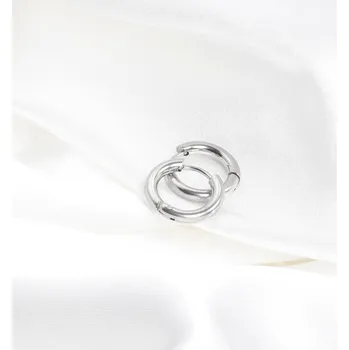 Náušnice Luxusní nerezové náušnice s krystaly - 95S 16MM