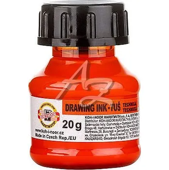 tuš technická Koh-i-noor 20g. 1417003, Oranžová