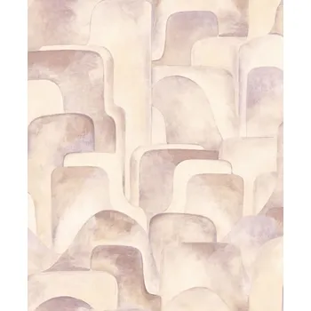 Tapeta Zambaiti Parati Béžová geometrická vliesová tapeta na zeď, Z77540, Savana, Zambaiti Parati, velikost 10,05 x 0,53 m