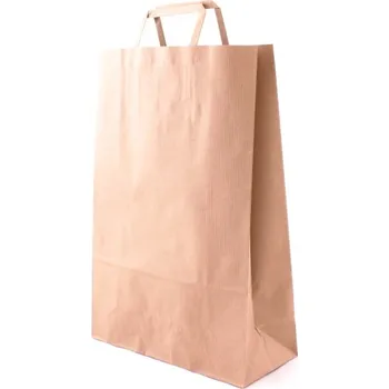 Dárková taška Taška 26*11*38 cm, hnědý sulfátový papír 100 g