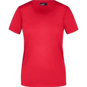 Dámské tričko JAMES & NICHOLSON Triko VANESA LADY 150g, různé barvy Velikost L red