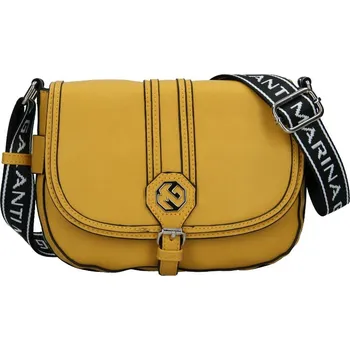 Kabelka Dámská crossbody kabelka Marina Galanti Natta - žlutá