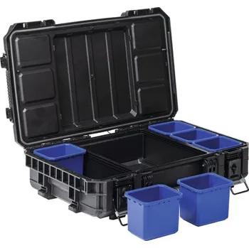 Organizér M Industrial 14,5 l, 6 přihrádek, černý, 249636