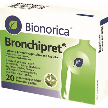 Bronchipret Tymián a Prvosenka Lék na kašel, rýmu a nachlazení Bronchipret Tymián a Prvosenka