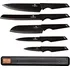 Kuchyňský nůž Berlingerhaus Black Rose Collection BH-2698 sada nožů s magnetickým držákem 6 ks