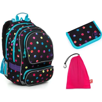 Set školních potřeb Školní batoh Topgal ALLY 19009 - SET MEDIUM