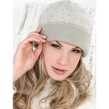 Čepice Ovčí Věci Čepice Lea z ovčí vlny merino světle šedá, Velikost M (obvod 58 cm)