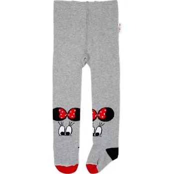 Punčocháče dětské bavlna - MINNIE šedé - vel.80-86
