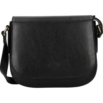 Kabelka Kožená dámská crosbody kabelka Katana Klara - černá