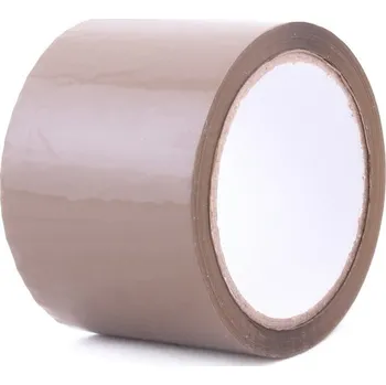 Lepicí páska TAVOBAL Lepící páska PP 75 mm*66 m HNĚDÁ
