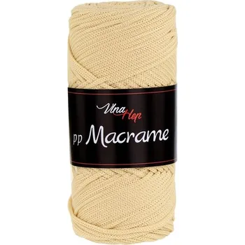 Příze PP Macrame, 2mm, 4204, sytě béžová