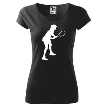 ON-DESIGN Dámské tričko s TENISTKOU Velikost: 3XL, Barva: černá