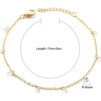 Náramek Luxusní náramek s přívěsky - BR230002G