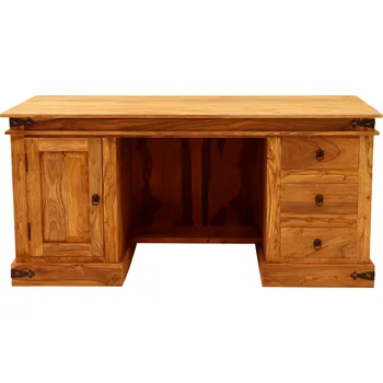 Komoda AV interiery Psací stůl JALI PST 160x80x76 z masívu palisandru Odstín palisandru: only stain