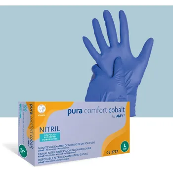 Vyšetřovací rukavice Rukavice Nitril L PURA COMFORT COBALT 100 ks