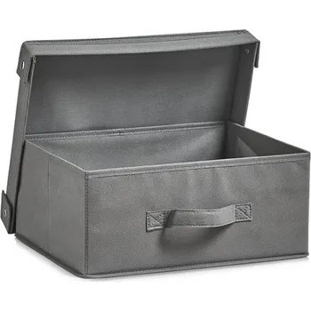 Úložný box Úložný box s víkem, fleece, šedý, malý 14605