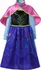 Karnevalový kostým Dětský kostým Anna Frozen růžový/modrý/černý