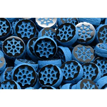 Korálek Ploškované korálky kormidlo 12 mm č. 193