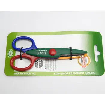 Kancelářské nůžky Koh-i-noor Nůžky 997807 13.5cm dekorační /CP21/ 3618