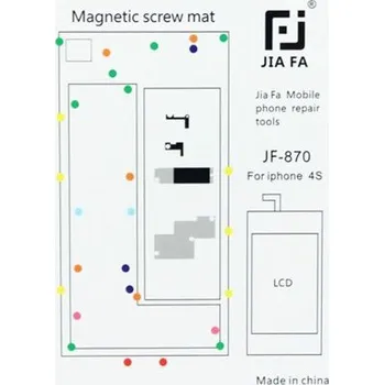JIAFA magnetická servisní podložka pro opravu iPhone 4S - bílá