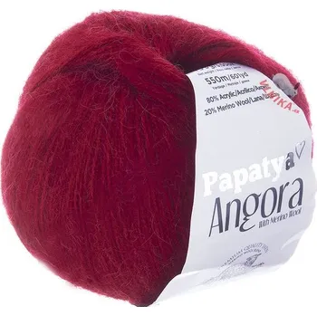 Příze Angora Merino, 3080, červená