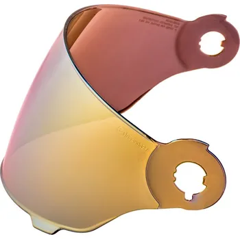 Příslušenství k helmě na motorku Plexi pro přilby Fibre CASSIDA (zrcadlové zlaté, antifog)