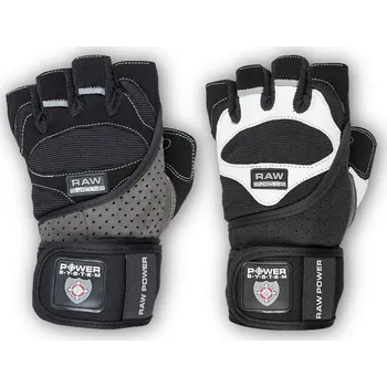 Fitness rukavice Power System PowerSystem rukavice RAW POWER Varianta: white black M