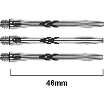 Násadky Red Dragon Iceman V-Groove Aluminium Black Medium