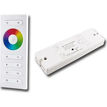 LED páska McLED ML-910.547.22.1 Sada RF ovladač - RGBW, 1 zóna, bílý + přijímač