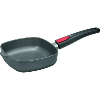Nádobí Pánev TITANIUM NOWO 20 x 20 cm, na indukci, s odnímatelnou rukojetí, titan, WOLL - doprava zdarma od 2999 Kč