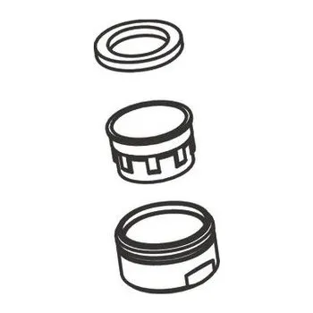 Vodovodní baterie Hansgrohe Perlátor M24x1, černá mat 93881670