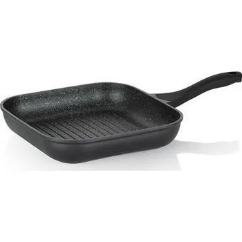 Pánev KELA Grilovací pánev Stella Nova litý hliník černá 28,0x28,0x6,0cm KL-12228