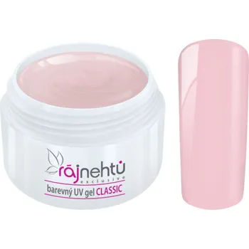 Umělé nehty Ráj nehtů Barevný UV gel CLASSIC - Shell Pink 5ml